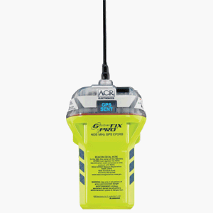 ACR GlobalFix iPro 406 28460 EPIRB Category I Rescue Beacon with Auto-Release Bracket, Built-in GPS, and LED Status Display by ACR Electronics