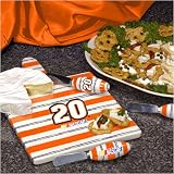 Tony Stewart NASCAR Ceramic Cheese Board Set