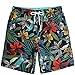 MaaMgic Mens Quick Dry Printed Short Swim Trunks with Mesh Lining Swimwear Bathing Suits