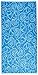 Arus Jacquard Woven Turkish Terry Cotton Beach Towel, Shells, Blue, 28x55