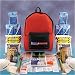 Quakehold! 70280 Grab-n-Go Emergency Kit, 2-Person 3-Day Back Pack