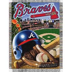 Atlanta Braves MLB Woven Tapestry Throw (Home Field Advantage) (48"x60")
