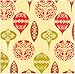 JAM Paper Premium Wrapping Paper Christmas Design Set - 180 sq ft. - Antique Xmas- 4/pack