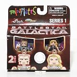 Battlestar Galactica Minimates 2-Pack Leoben and Starbuck Exclusive