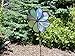 In the Breeze Silver Sparkle 8-Petal Flower Spinner, 14-Inch