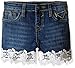 VIGOSS Girls' Floral Crochet Short