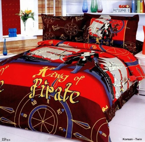 LE40T Le Vele Twin- 4 Pieces Duvet Cover Bedding Set- Korsan