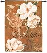 Fleur de Lis Magnolia Grandiflora Tapestry Wall Hanging With Hanging Rod