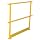 Vestil TOE-B-60-N Toeboard for Steel Square Safety Handrail, 55-1/2" Length, 4" Height