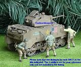 21_M5A1 ULTIMATE SOLDIER WW2 USA M3 M5A1 STUART TANK DESERT BATTLE 1:32 MODEL (Original from The Best Moment @ Amazon)IMAGE