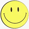 Classic Happy Face / Smiley Face 3" Round Sticker / Decal