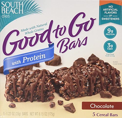 South Beach Diet Good to Go Bars Chocolate - 5 CT