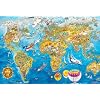 Schmidt Spiele - Weltkarte, 200 Teile Puzzle