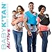 Baby K'tan Active Baby Wrap Carrier, Infant and Child Sling - Simple Wrap Holder for Babywearing - No Rings or Buckles - Carry Newborn up to 35 Pound, Ocean Blue, Small (Women 6-8 / Men 37-38)