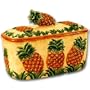 Ceramic Pineapple Bread Box Canister