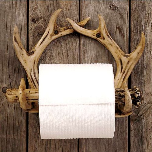 Antler toilet paper holder