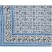 Queen Bed Sheet in Cotton with Block Prints Queen Size (bshtd582)