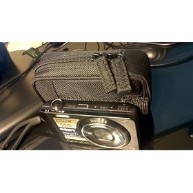 VARIATION PARENT: Sony LCSCSQ/B Soft Carrying Case for Sony T, W, and N Series Digital Cameras (Textile)