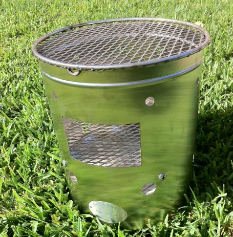 Potjie Pot Grill a Cooker with Griddle - Stainless Steel