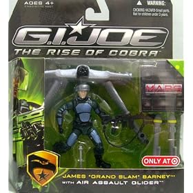 G.I. Joe: The Rise of Cobra - James "Grand Slam" Barney with Air Assault Glider