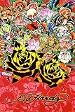 Ed Hardy - Black Rose Poster Print by Ed Hardy, 24x36