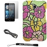 Black and White Zebra Luxury Design Premium Crystal Shiny Rhinestone Carryi ....