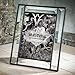 Beveled Glass Picture Frame Easel Back 5x7 Photo Frame Wedding Anniversary Engagement Graduation Gift Home Decor Clear J Devlin Pic 354-57HV (5x7))
