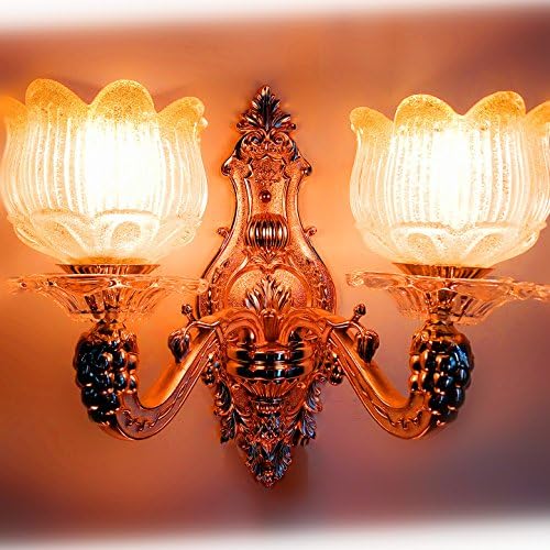 DYBLING Creative European Children'S Lamp Simple Modern Retro Led Zinc Alloy 2 Outdoor Indoor Wall Lights Lamp