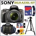 Sony DSLR Alpha DSLR-A230L Digital SLR Camera Kit With Sony 18-55MM Lens + Accessory Kit