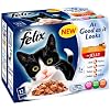 Felix As Good As It Looks Doubly Delicious Meat 12 x 100 g (Pack of 4)