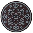 Home Damask Rug - Brown (3' Round)
