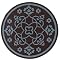Home Damask Rug Collection - Brown