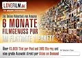 LOVEFiLM - 6 Monate Flatrate 1 Paket (f�r LOVEFiLM-Neukunden)