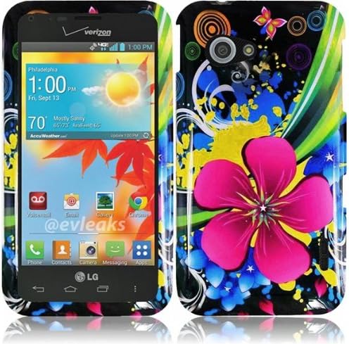 For LG Enact VS890 Cover Case (Eternal Flower)