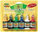 Scribbles Dimensional Fabric Paint 1 Oz. 6-Pack: Shiny