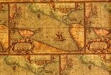Antique Map Gift Wrap 2' x 8'
