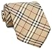 image and picture of Burberry Tan Plaid Silk Necktie BURT4