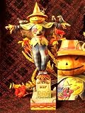 Jim Shore Pumpkin Scarecrow On Tombstone Figurine