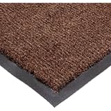 NoTrax T37 Fiber Atlantic Olefin Entrance Carpet Mat, for Wet and Dry Areas, 3' Width x 5' Length x 3/8" Thickness, Dark Toast