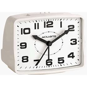 Chaney 22192 Verve II -Electric white alarm with snooze back-lit dial. Alarm track becomes... by Chaney Instruments