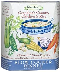 Delicae Pantry Grandma?s Country Chicken & Rice Slow Cooker Dinner, 7-Ounce Boxes (Pack of 6)