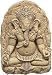 Ganesh Seated Wall Relief, 8.5"H
