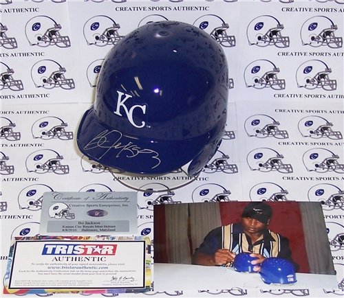 Bo Jackson Autographed/Hand Signed Kansas City Royals Mini Helmet