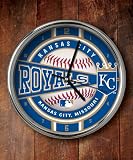 Kansas City Royals Chrome Clock