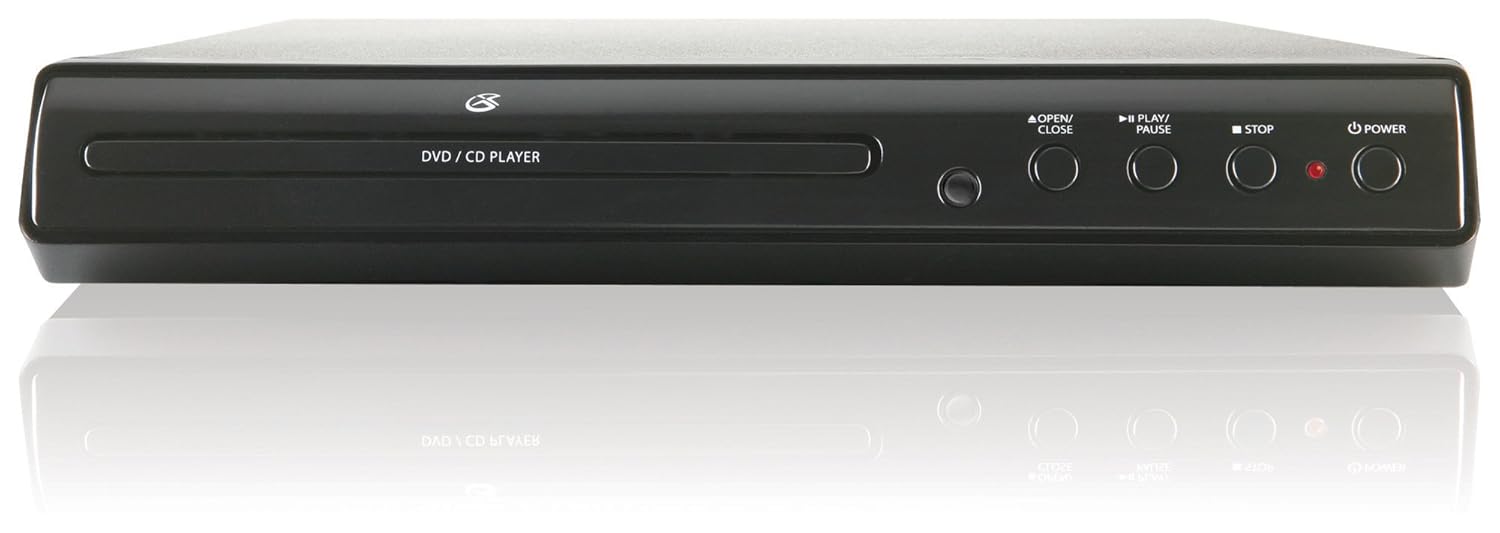 GPX D200B (NTSC/PAL) Progressive Scan 2Channel DVD Player with Remote