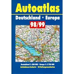 Autoatlas Deutschland / Europa 98/99. (Gondrom)