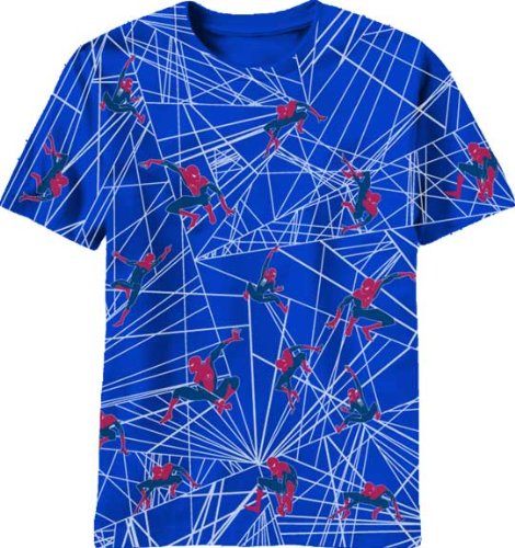 アメイジング・スパイダーマン ウェブ ハンガー AOP ジュヴィ Tシャツ