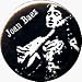 Joan Baez - Black & White with Guitar - 1.25