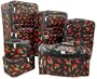 6 Piece Chili Pepper Print Luggage Set Suitcase Travel