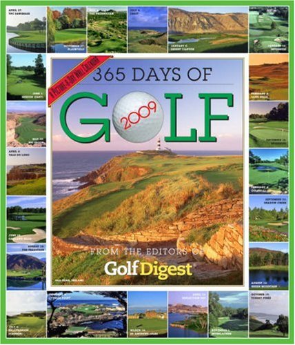 365 Days of Golf Calendar 2009 (Picture a Day Wall Calendars)